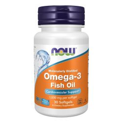 NOW Foods Omega-3 Molecularly Distilled Fishgels 200