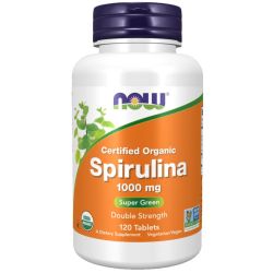 NOW Foods Organic Spirulina 1000mg Tabs 240
