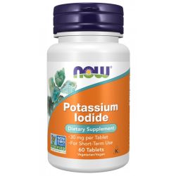 NOW Foods Potassium Iodide 30mg Tablets 60
