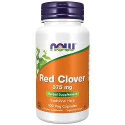 NOW Foods Red Clover 375mg Capsules 100
