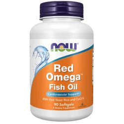 NOW Foods Red Omega (Red Yeast Rice) Softgels 90