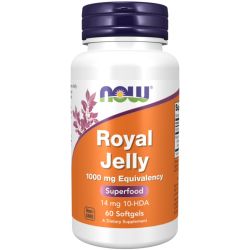 NOW Foods Royal Jelly 1000mg Equivalency Softgels 60