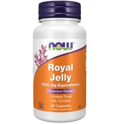 NOW Foods Royal Jelly 1500mg Equivalency Capsules 60
