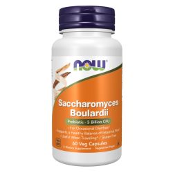 NOW Foods Saccharomyces Boulardii Capsules 60