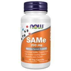 NOW Foods SAMe 200mg Capsules 60