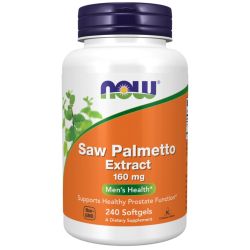 NOW Foods Saw Palmetto Extract 160mg Softgels 240
