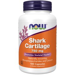 NOW Foods Shark Cartilage 750mg Capsules 100