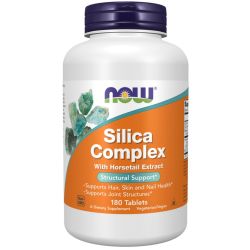NOW Foods Silica Complex with Horsetail Extract Tablets 180