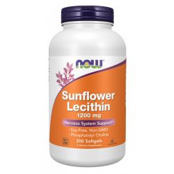 NOW Foods Sunflower Lecithin 1200mg Softgels 200