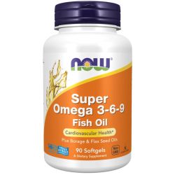 NOW Foods Super Omega 3-6-9 1200mg Softgels 90