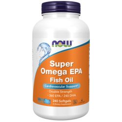 NOW Foods Super Omega EPA Molecularly Distilled Softgels 240
