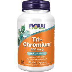 NOW Foods Tri-Chromium 500mcg Capsules 180