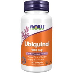NOW Foods Ubiquinol 100mg Softgels 60