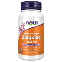 NOW Foods Ubiquinol 200mg Softgels 60