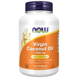 NOW Foods Virgin Coconut Oil 1000mg Softgels 120
