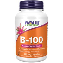 NOW Foods Vitamin B-100 Capsules 100
