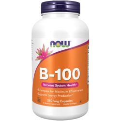 NOW Foods Vitamin B-100 Capsules 250