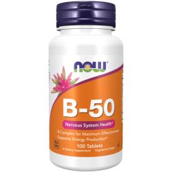 NOW Foods Vitamin B-50 Tablets 100