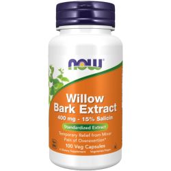 NOW Foods Willow Bark Extract 400mg Capsules 100