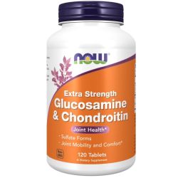 NOW Foods Glucosamine & Chondroitin Extra Strength Tablets 120