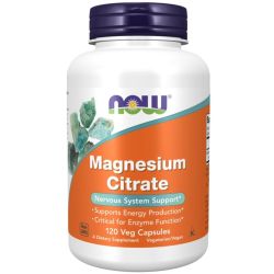 NOW Foods Magnesium Citrate 400mg Capsules 120