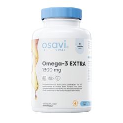 Osavi Omega-3 Extra Molecularly Distilled 1300mg (Lemon) Softgels 120