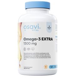 Osavi Omega-3 Extra Molecularly Distilled 1300mg (Lemon) Softgels 180