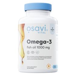 Osavi Omega-3 Fish Oil Molecularly Distilled 1000mg Softgels 120