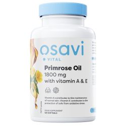 Osavi Primrose Oil with Vitamin A & E 1800mg Softgels 120