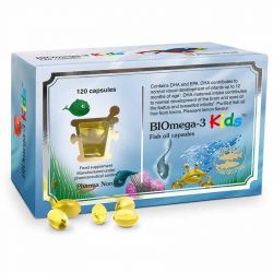 Pharma Nord BIOmega-3 Kids Fish Oil 1000mg Capsules 120