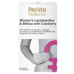 ProVen Probiotics Women's Lactobacillius & Bifidus with Cranbery Capsules 30