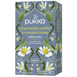 Pukka Chamomile, Vanilla & Manuka Honey Tea Bags 80
