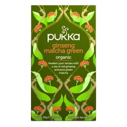 Pukka Ginseng Matcha Green Tea Bags 80