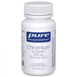 Pure Encapsulations Chromium (picolinate) 200mcg Capsules 60
