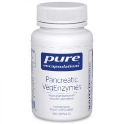Pure Encapsulations Pancreatic VegEnzymes Capsules 180