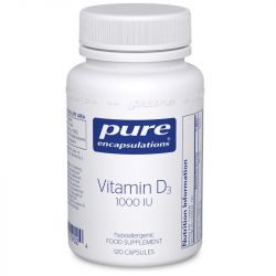 Pure Encapsulations Vitamin D3 1000iu Capsules 120