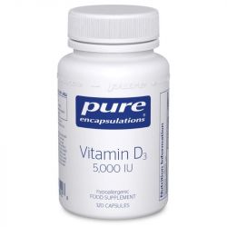 Pure Encapsulations Vitamin D3 5000iu Capsules 120
