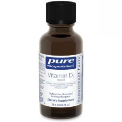 Pure Encapsulations Vitamins D3 Liquid 22.5ml 