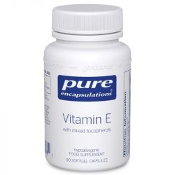 Pure Encapsulations Vitamin E (mixed tocopherols) Capsules 90