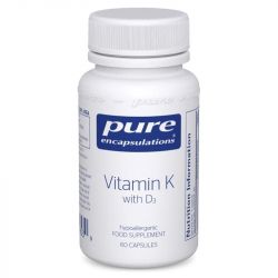 Pure Encapsulations Vitamin K with D3 Capsules 60