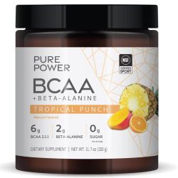 Pure Power BCAA Beta Alanine Tropical Punch 333g