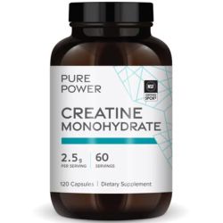 Pure Power Creatine Monohydrate Capsules 120
