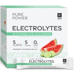 Pure Power Electrolytes Watermelon Cucumber Packs 30