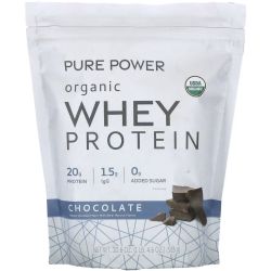 Pure Power Organic Whey Protein Chocolate 570g