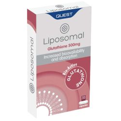 Quest Vitamins Liposomal Glutathione 500mg Capsules 30
