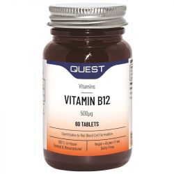 Quest Vitamins Vitamin B12 500mcg Tabs 60
