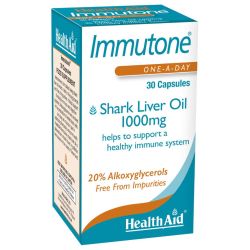 HealthAid Immutone Shark Liver Oil 1000mg Capsules 30