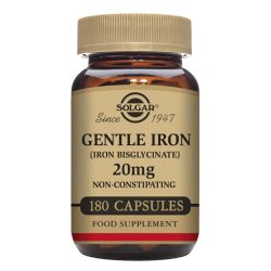 Solgar Gentle Iron 20mg Vegicaps 180