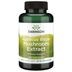 Swanson Agaricus Blazei Mushroom Extract 500mg Capsules 90