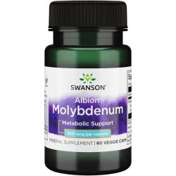 Swanson Albion Molybdenum 400mcg Capsules 60